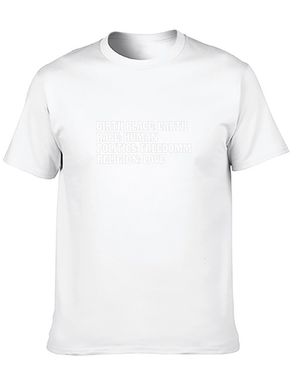 Earth Race Human Love T-Shirt