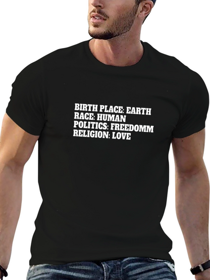 Earth Race Human Love T-Shirt