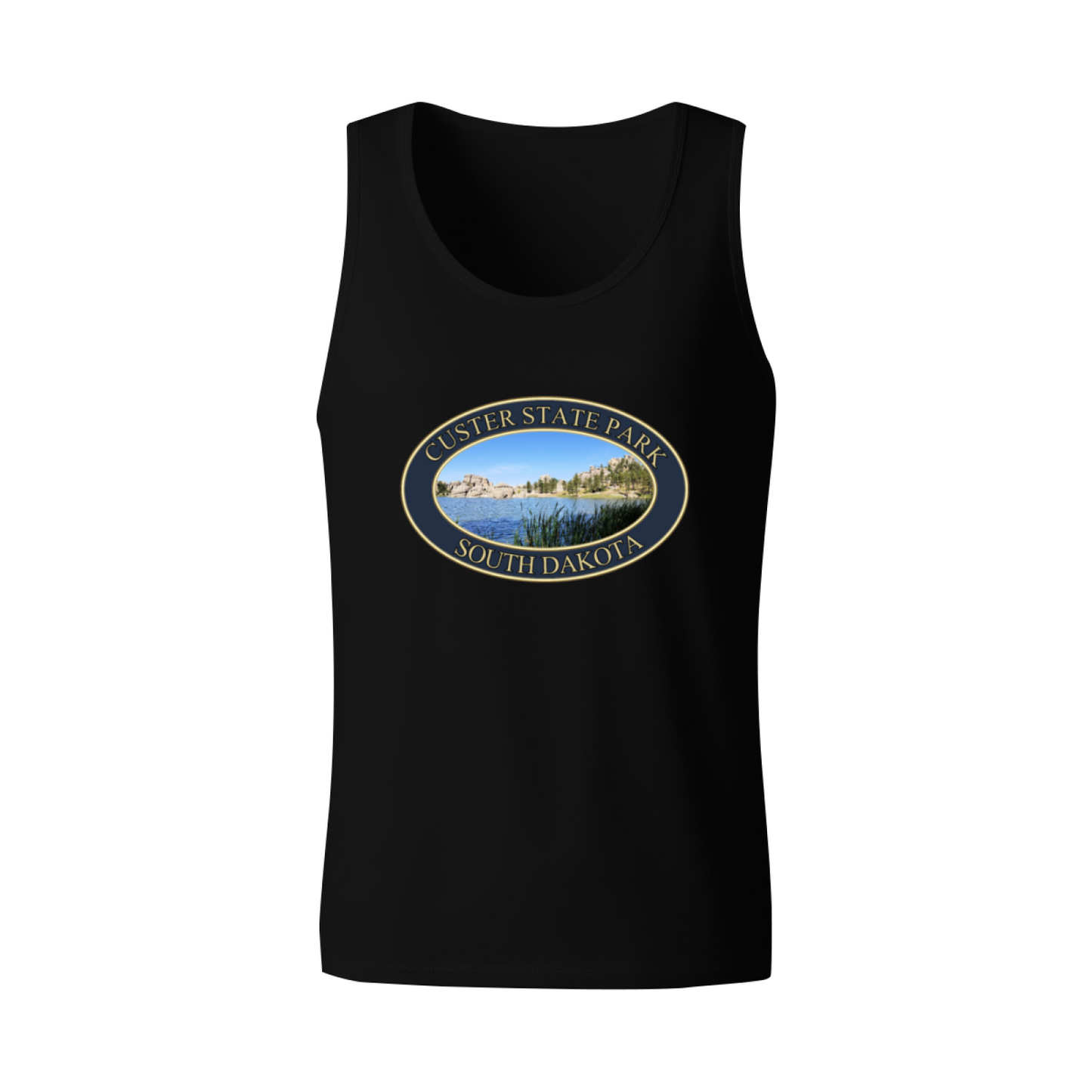 Vintage Custer State Park South Dakota Scenic Tank