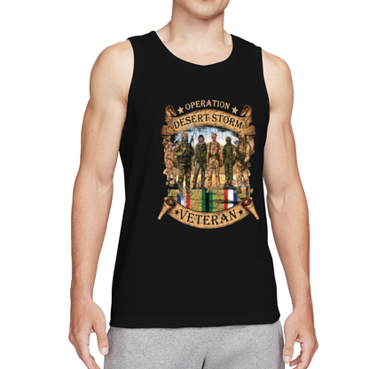 Operation Desert Storm Veteran Retro Graphic Tank