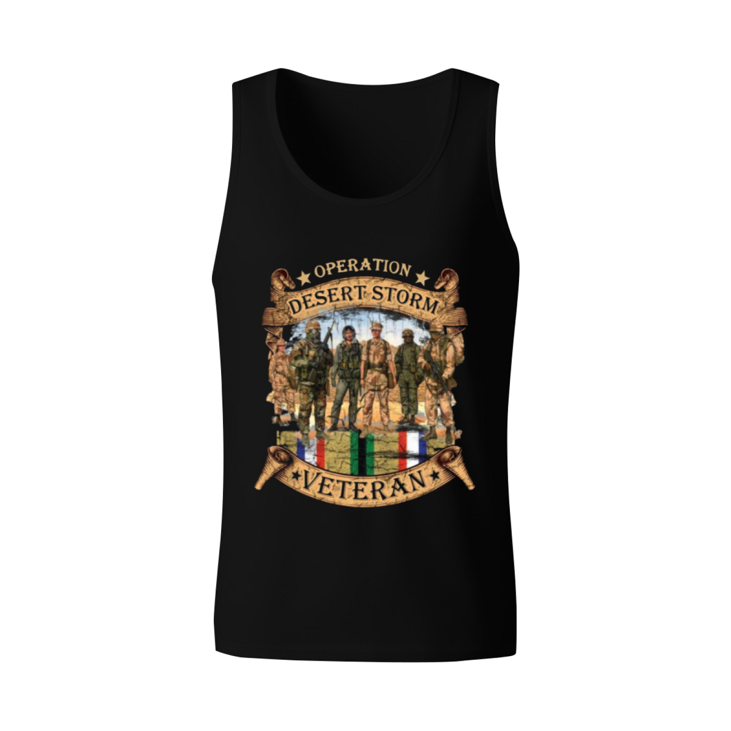 Operation Desert Storm Veteran Retro Graphic Tank