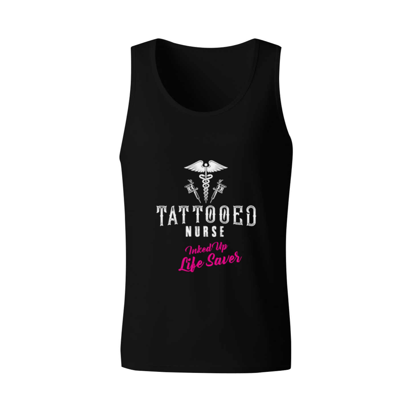 Tattooed Nurse Inked Up Life Saver Medical Staff Tank