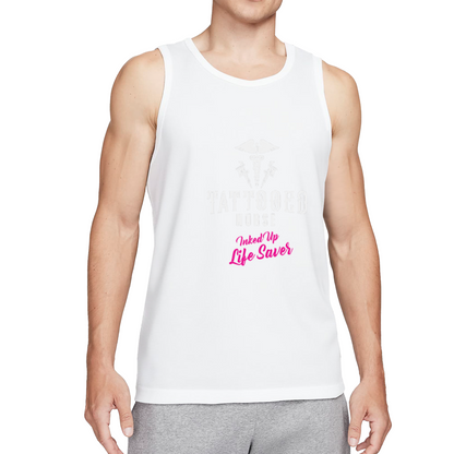 Tattooed Nurse Inked Up Life Saver Medical Staff Tank