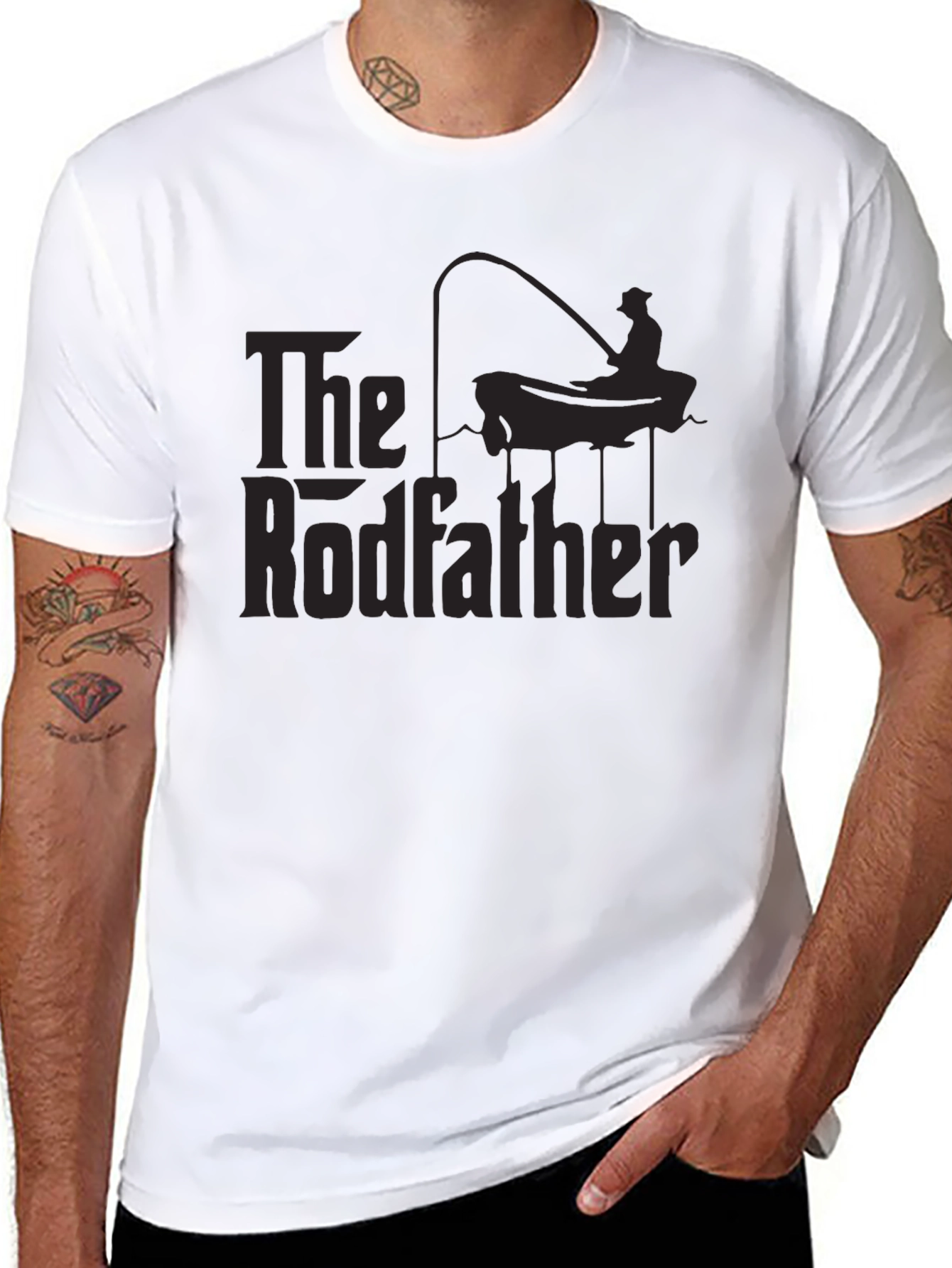 The Rodfather Fishing T-Shirt - Angler Gift