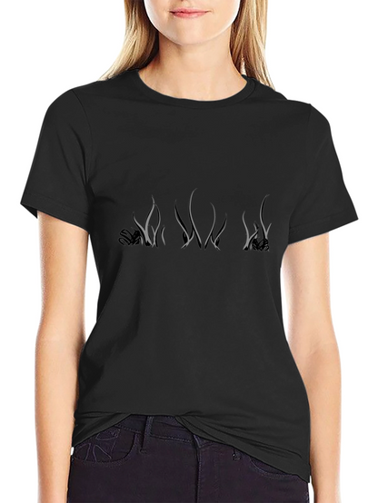 Graphic Tee - Abstract Grass Design