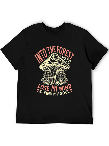 Into the Forest Mushroom Graphic T-Shirt