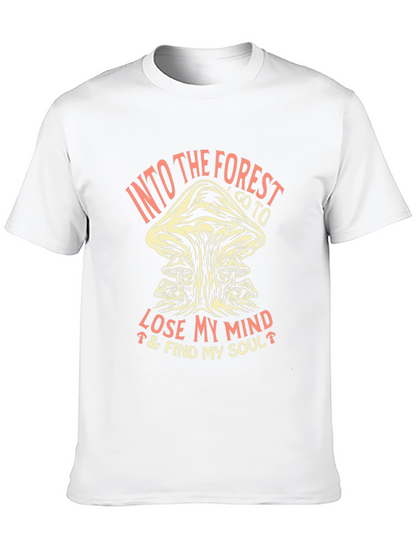 Into the Forest Mushroom Graphic T-Shirt