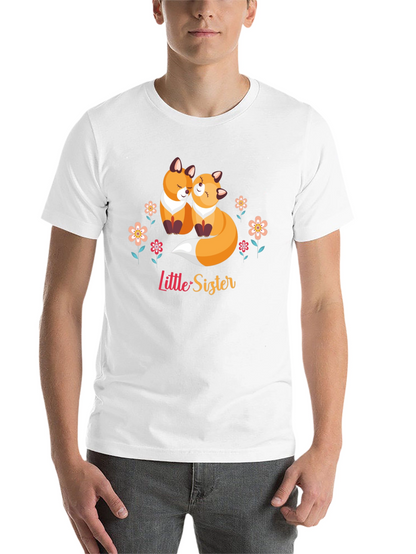 Little Sister Fox Graphic T-Shirt