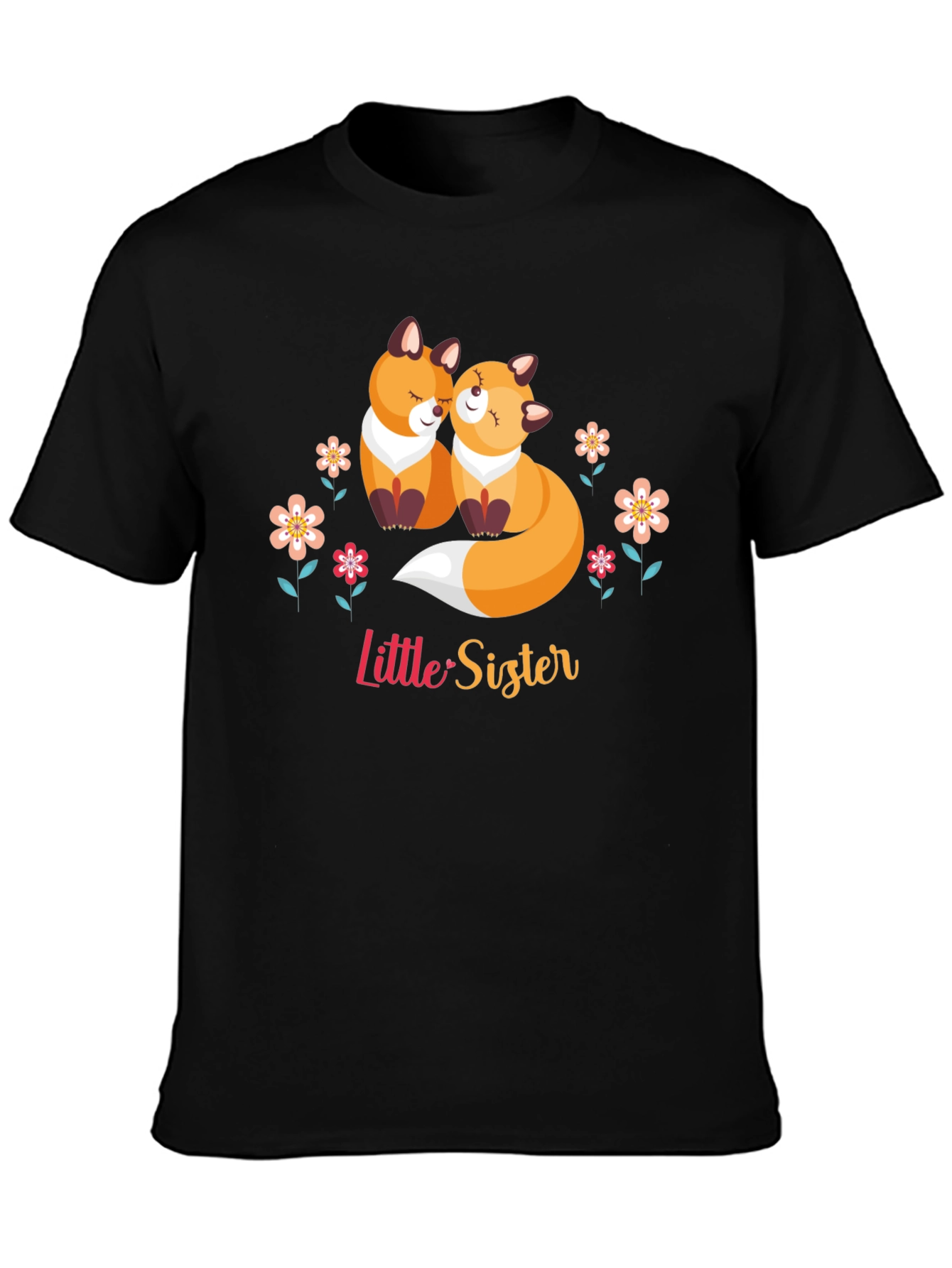 Little Sister Fox Graphic T-Shirt