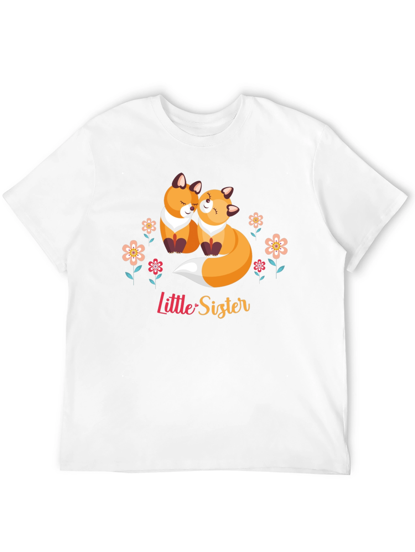 Little Sister Fox Graphic T-Shirt