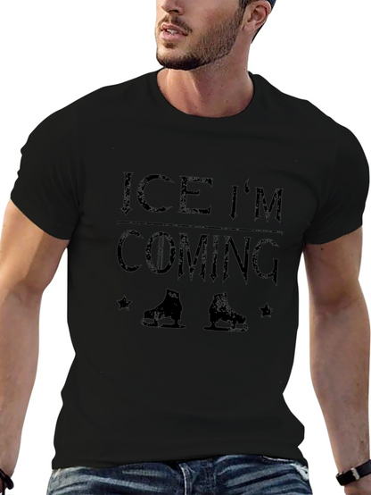 Ice Im Coming Skates Graphic T-Shirt