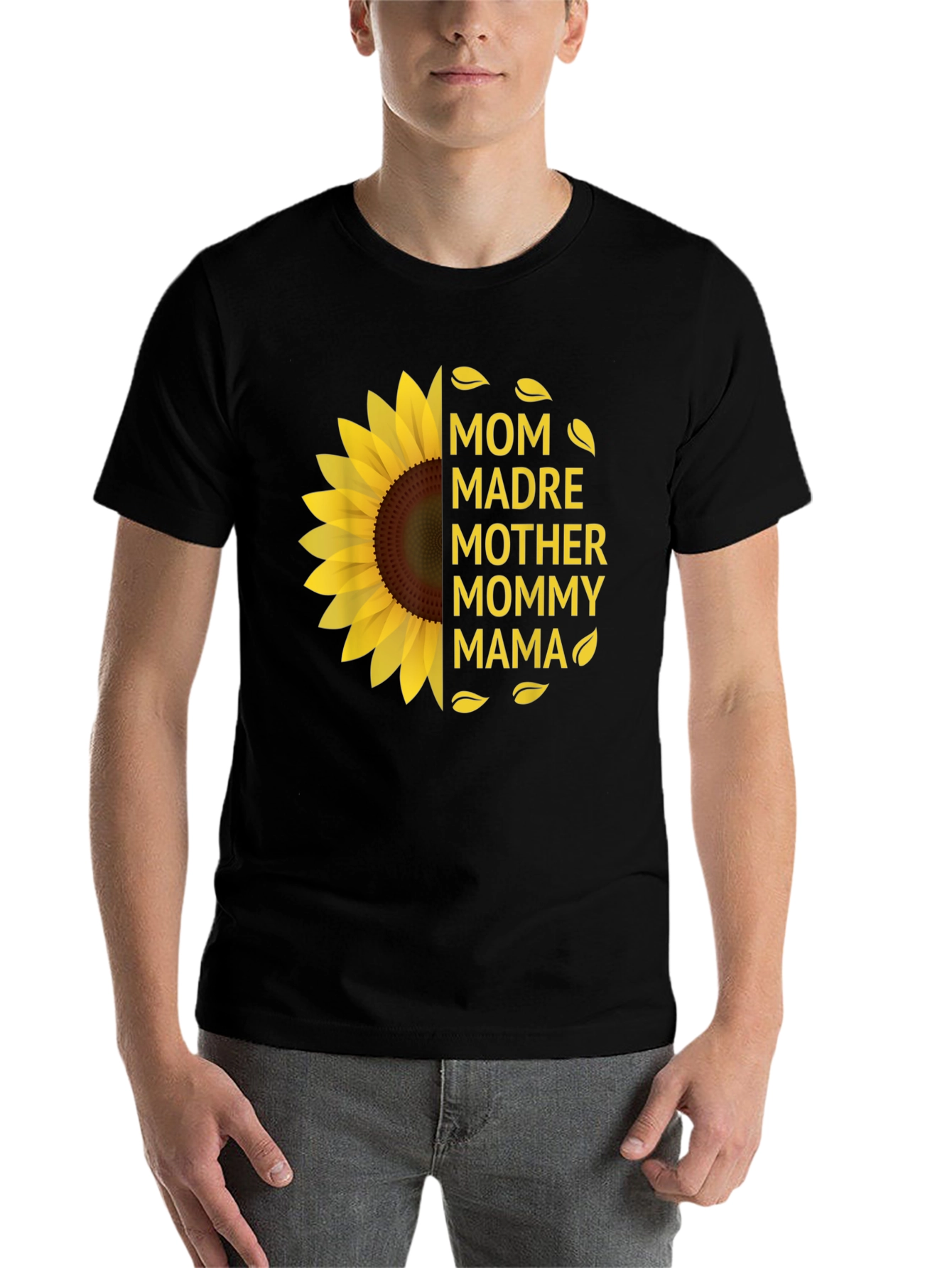 Mom Sunflower Graphic T-Shirt - Mothers Day Gift