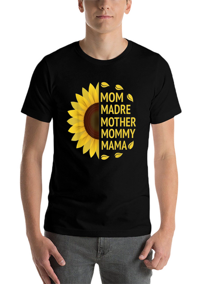 Mom Sunflower Graphic T-Shirt - Mothers Day Gift