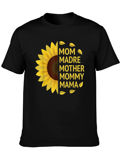 Mom Sunflower Graphic T-Shirt - Mothers Day Gift