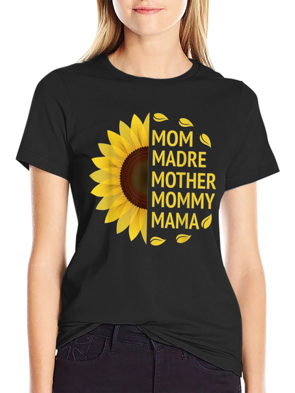 Mom Sunflower Graphic T-Shirt - Mothers Day Gift