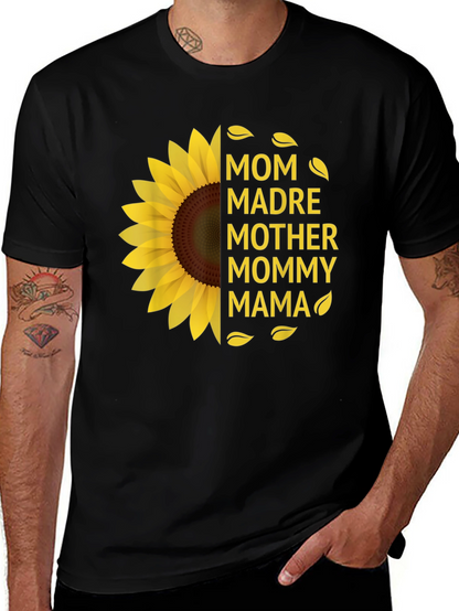 Mom Sunflower Graphic T-Shirt - Mothers Day Gift