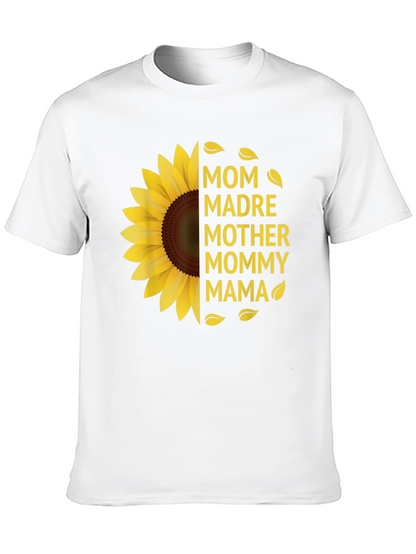 Mom Sunflower Graphic T-Shirt - Mothers Day Gift