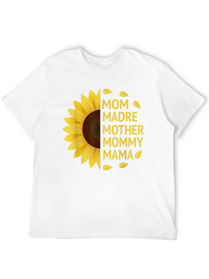 Mom Sunflower Graphic T-Shirt - Mothers Day Gift