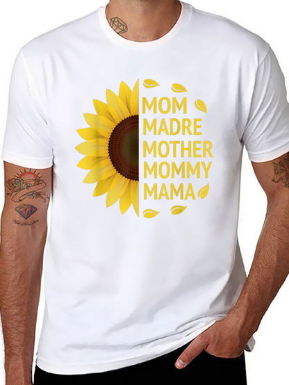 Mom Sunflower Graphic T-Shirt - Mothers Day Gift
