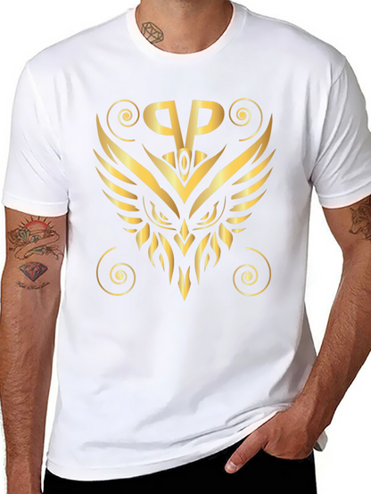 Golden Owl Logo Black T-Shirt