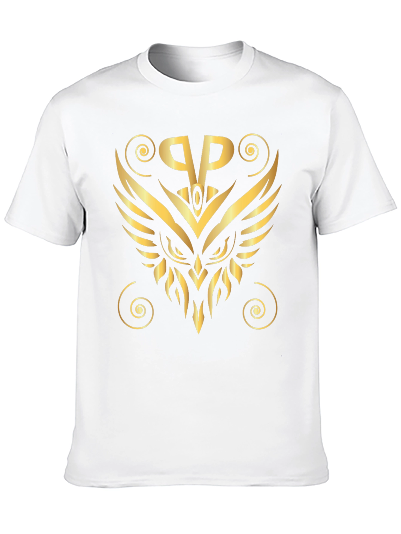 Golden Owl Logo Black T-Shirt