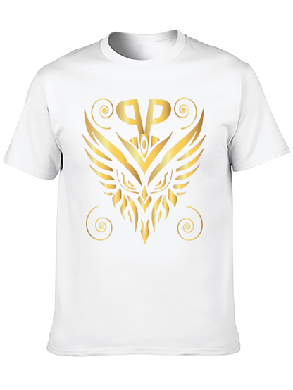 Golden Owl Logo Black T-Shirt