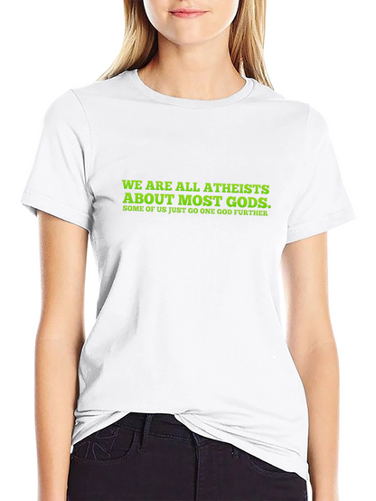 Atheist Humor T-Shirt - Funny Statement Tee