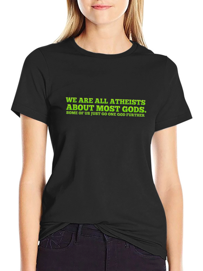Atheist Humor T-Shirt - Funny Statement Tee