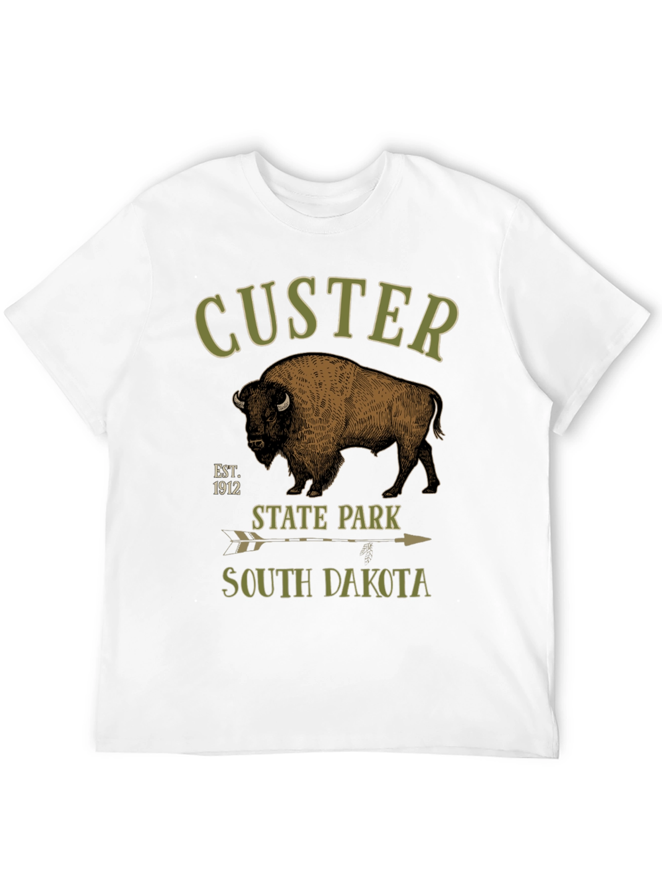 Custer State Park T-Shirt - Bison Design
