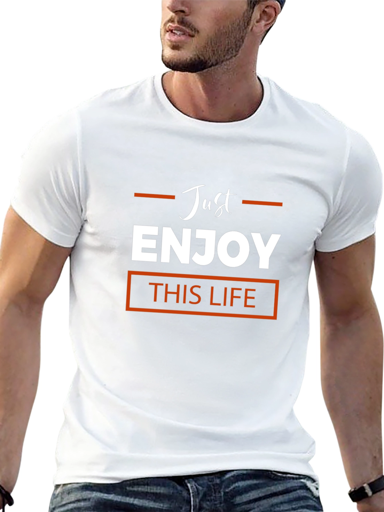 Just Enjoy This Life Black T-Shirt
