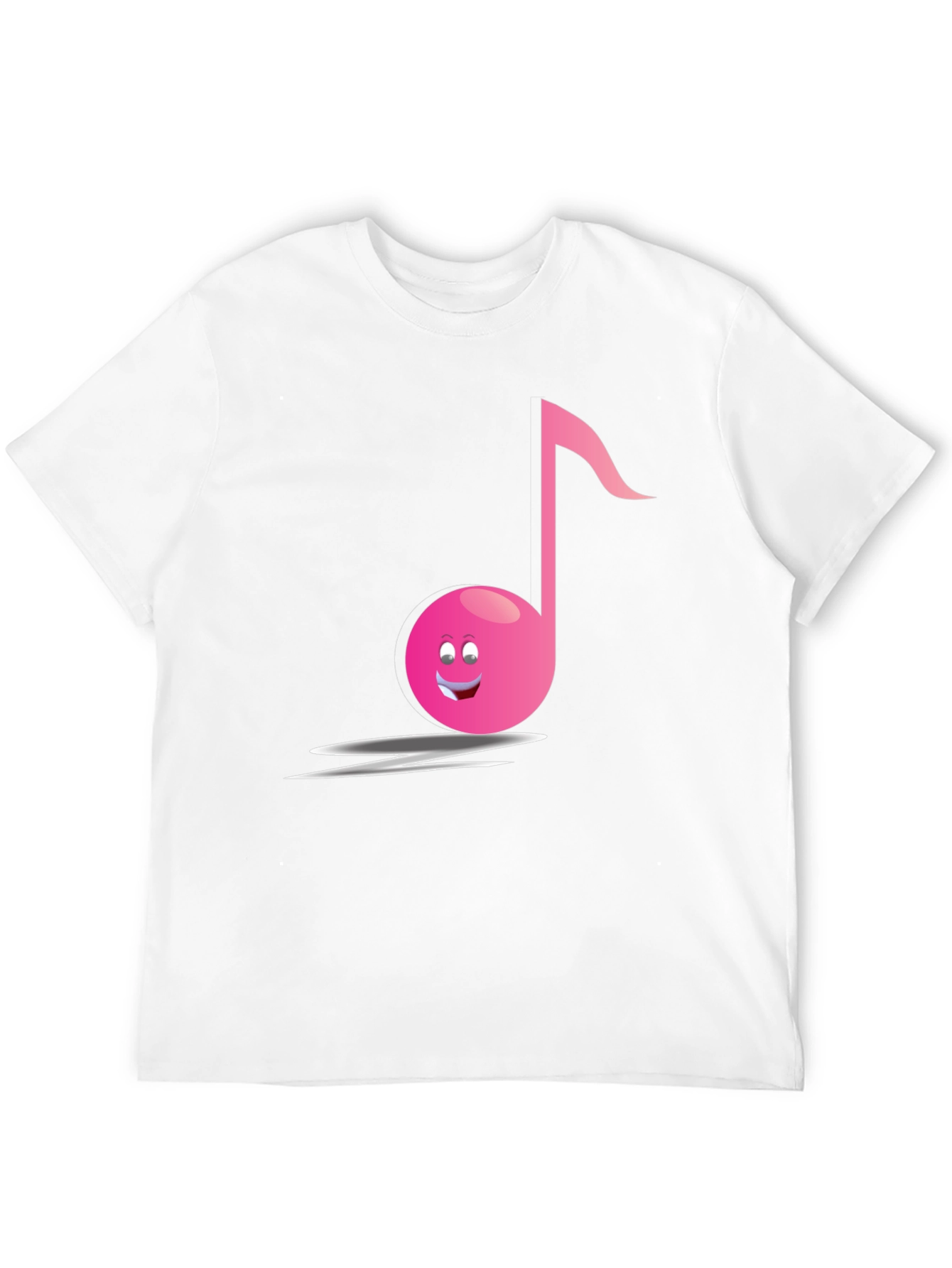 Funny Musical Note Black T-Shirt