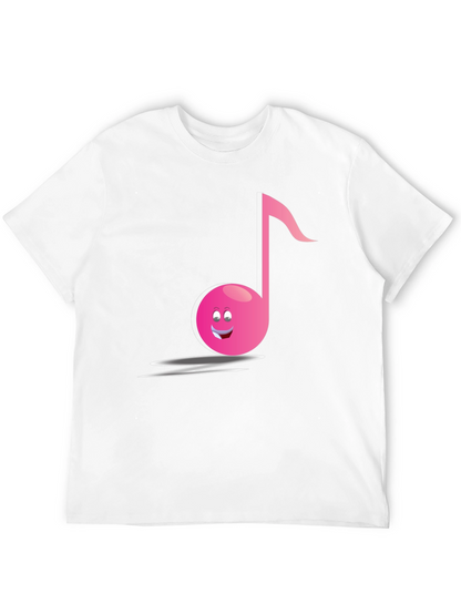 Funny Musical Note Black T-Shirt