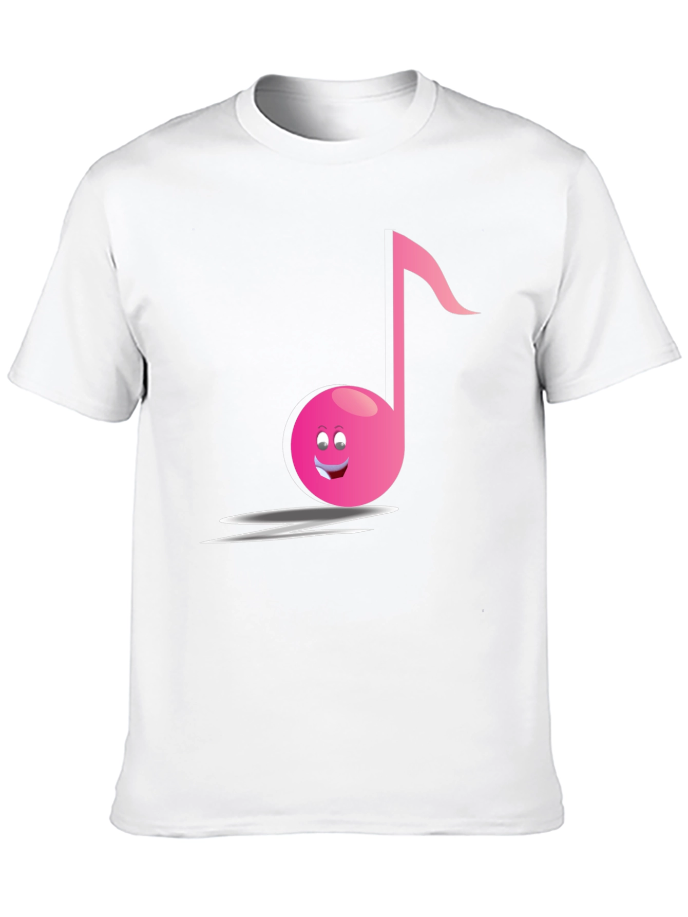 Funny Musical Note Black T-Shirt