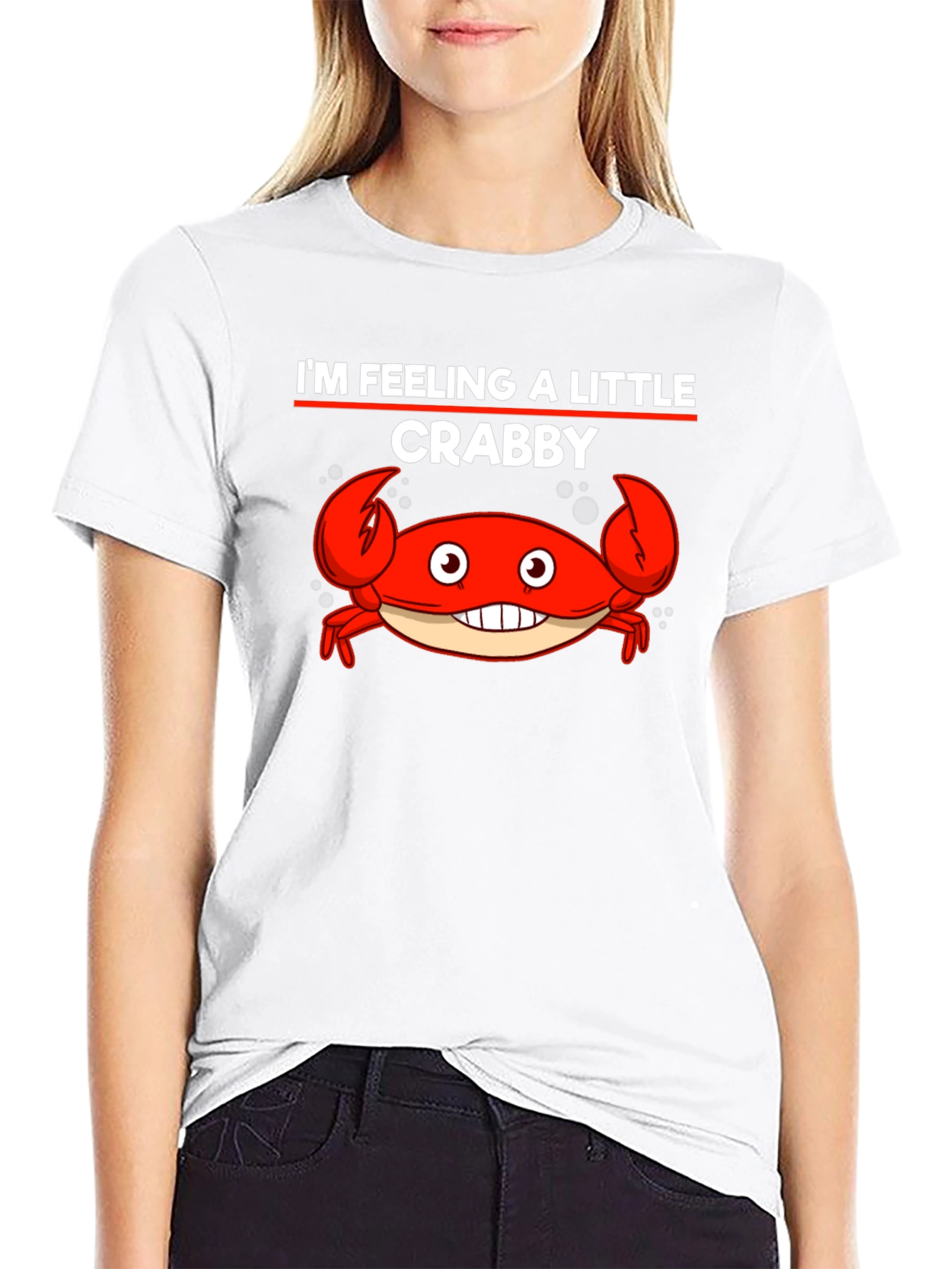 Im Feeling A Little Crabby Funny Graphic T-Shirt