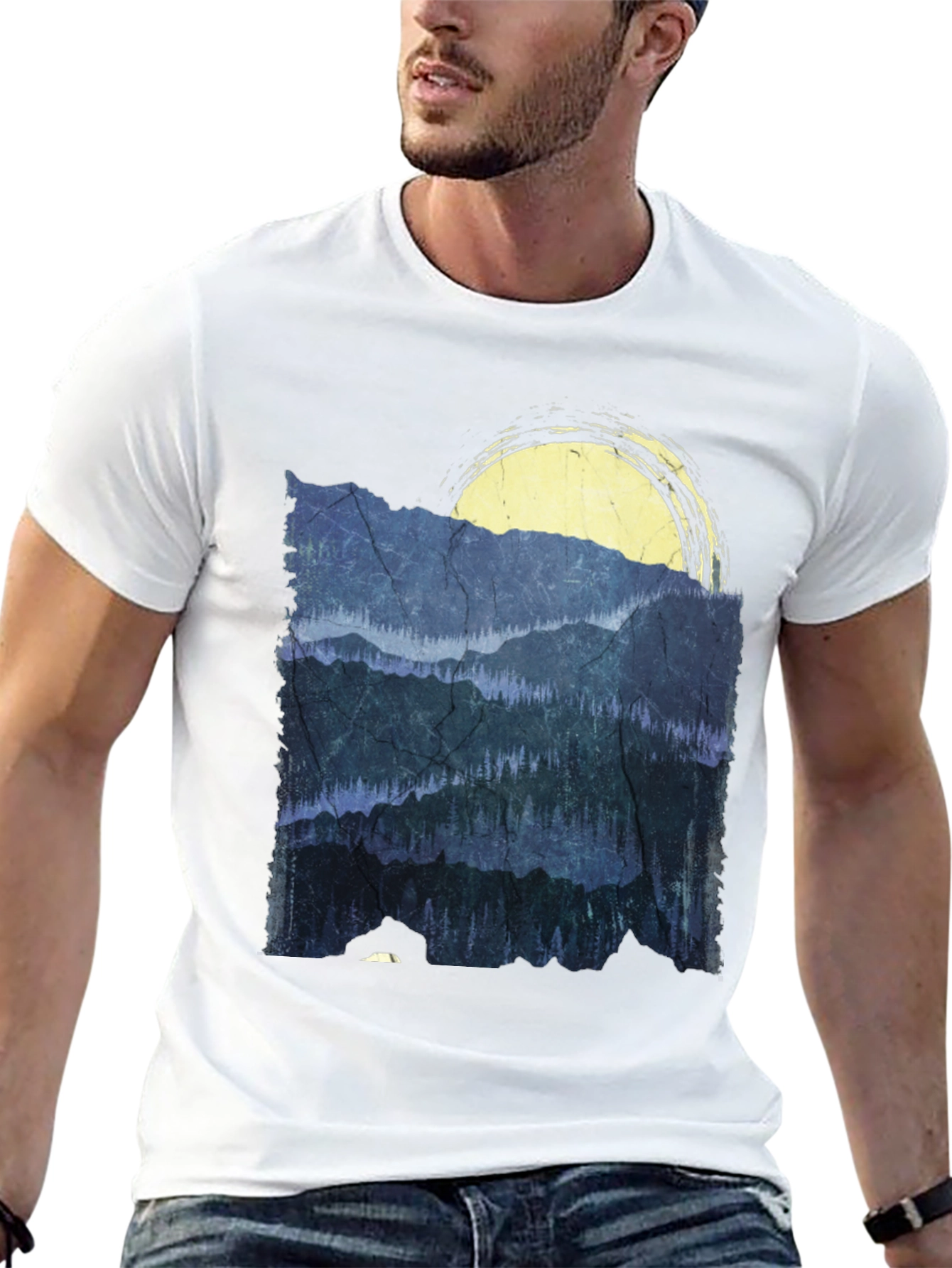 Mountain Scene Graphic Tee