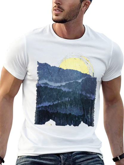 Mountain Scene Graphic Tee