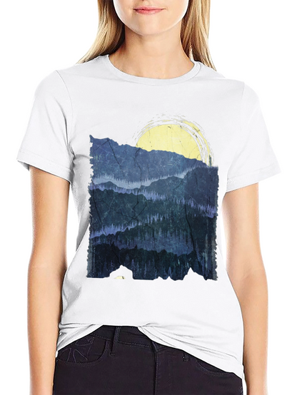 Mountain Scene Graphic Tee
