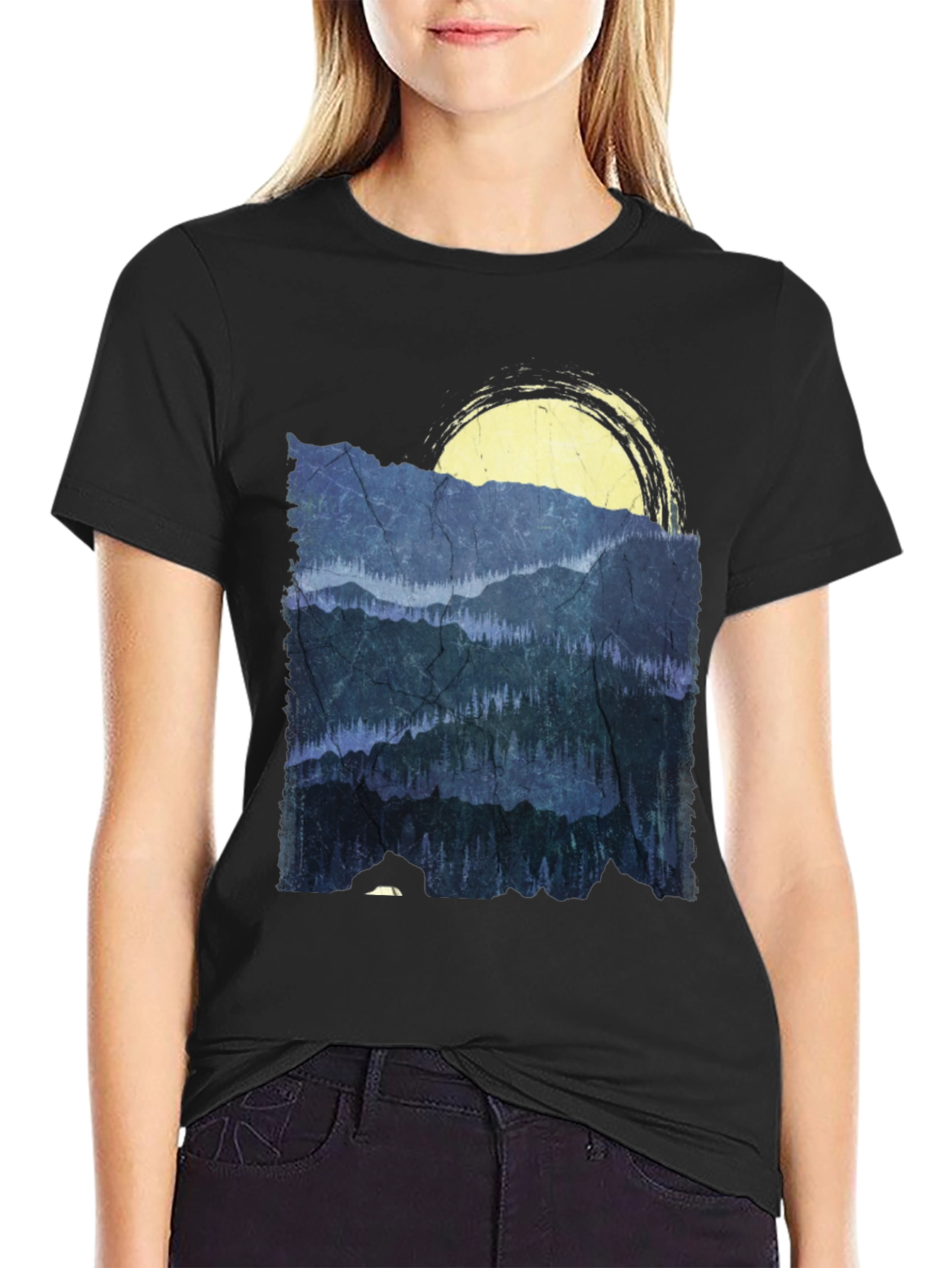 Mountain Scene Graphic Tee