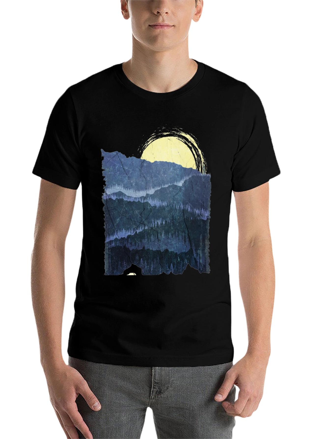 Mountain Scene Graphic Tee