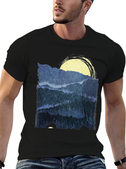 Mountain Scene Graphic Tee
