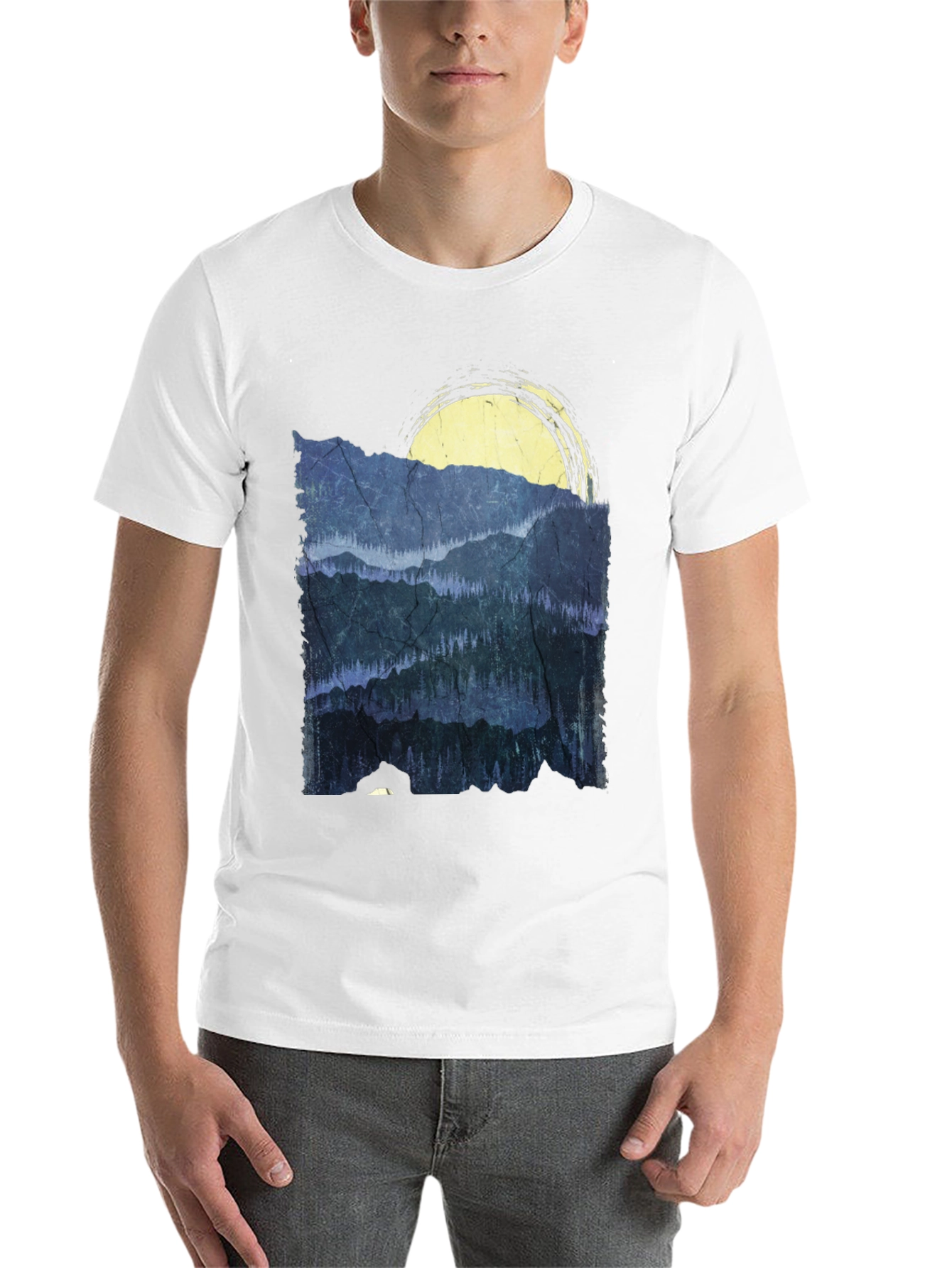 Mountain Scene Graphic Tee