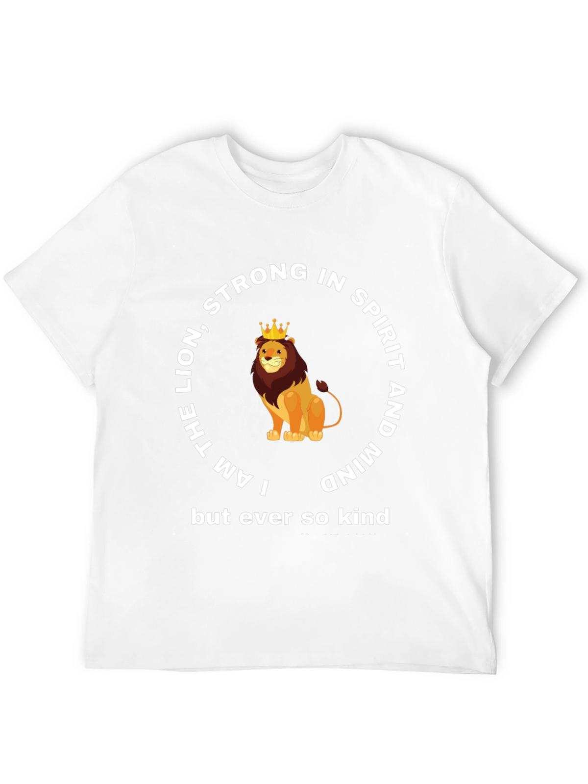 Lion Strong in Spirit & Mind Graphic T-Shirt