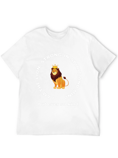 Lion Strong in Spirit & Mind Graphic T-Shirt