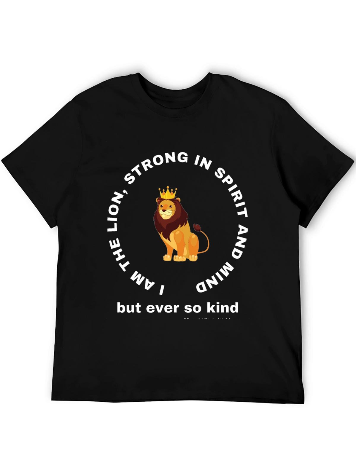 Lion Strong in Spirit & Mind Graphic T-Shirt