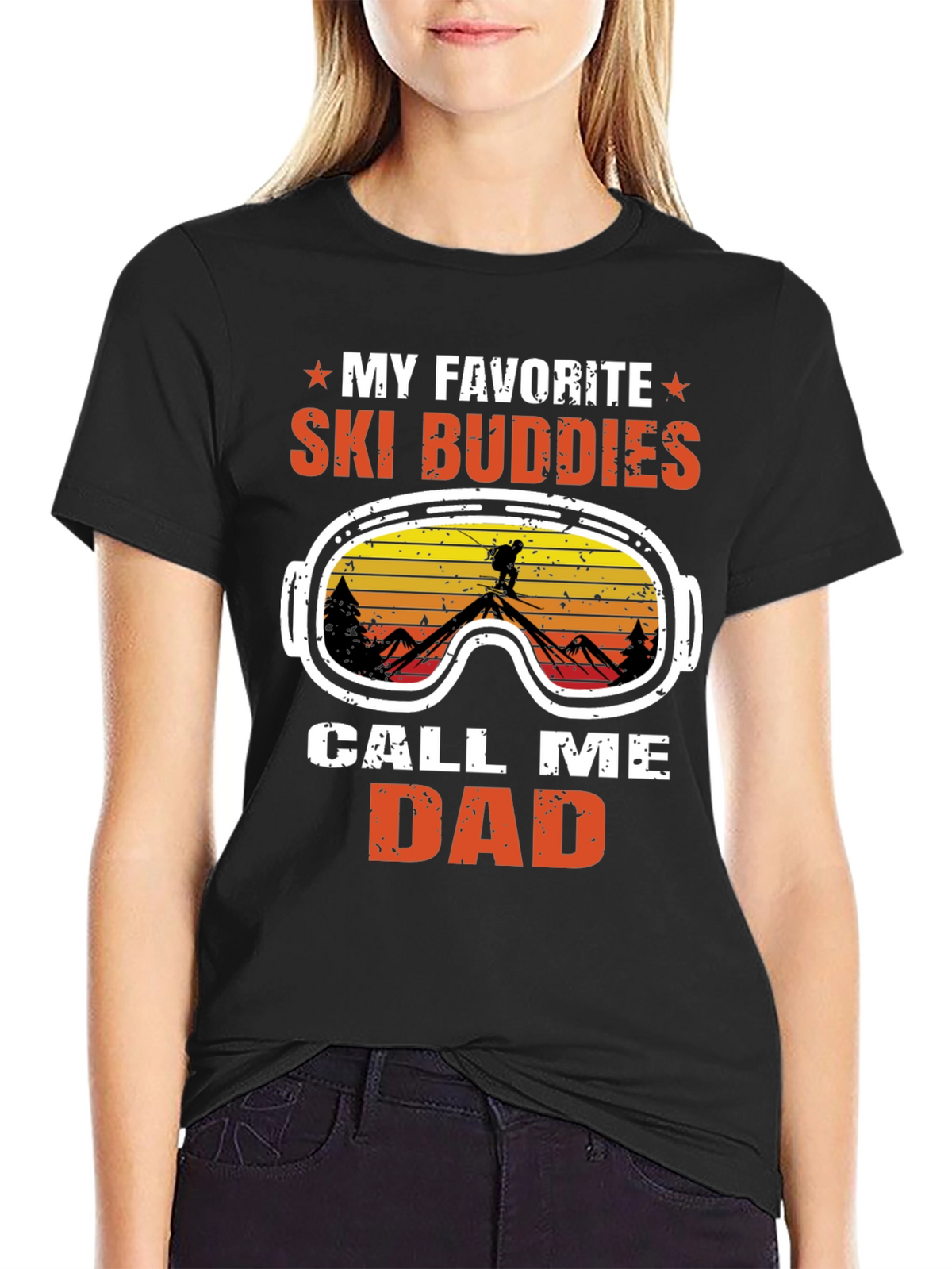 My Favorite Ski Buddies Call Me Dad T-Shirt