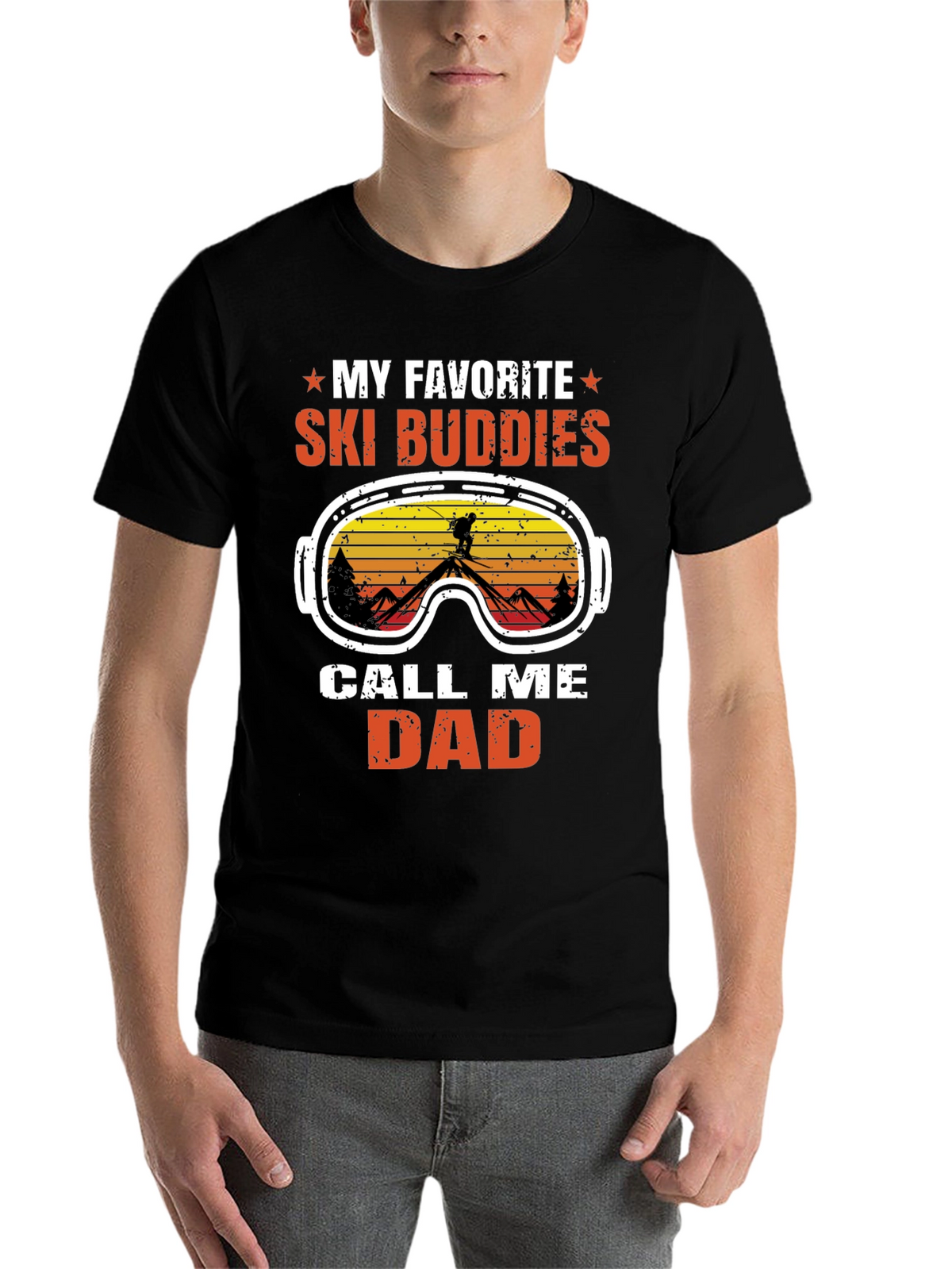 My Favorite Ski Buddies Call Me Dad T-Shirt