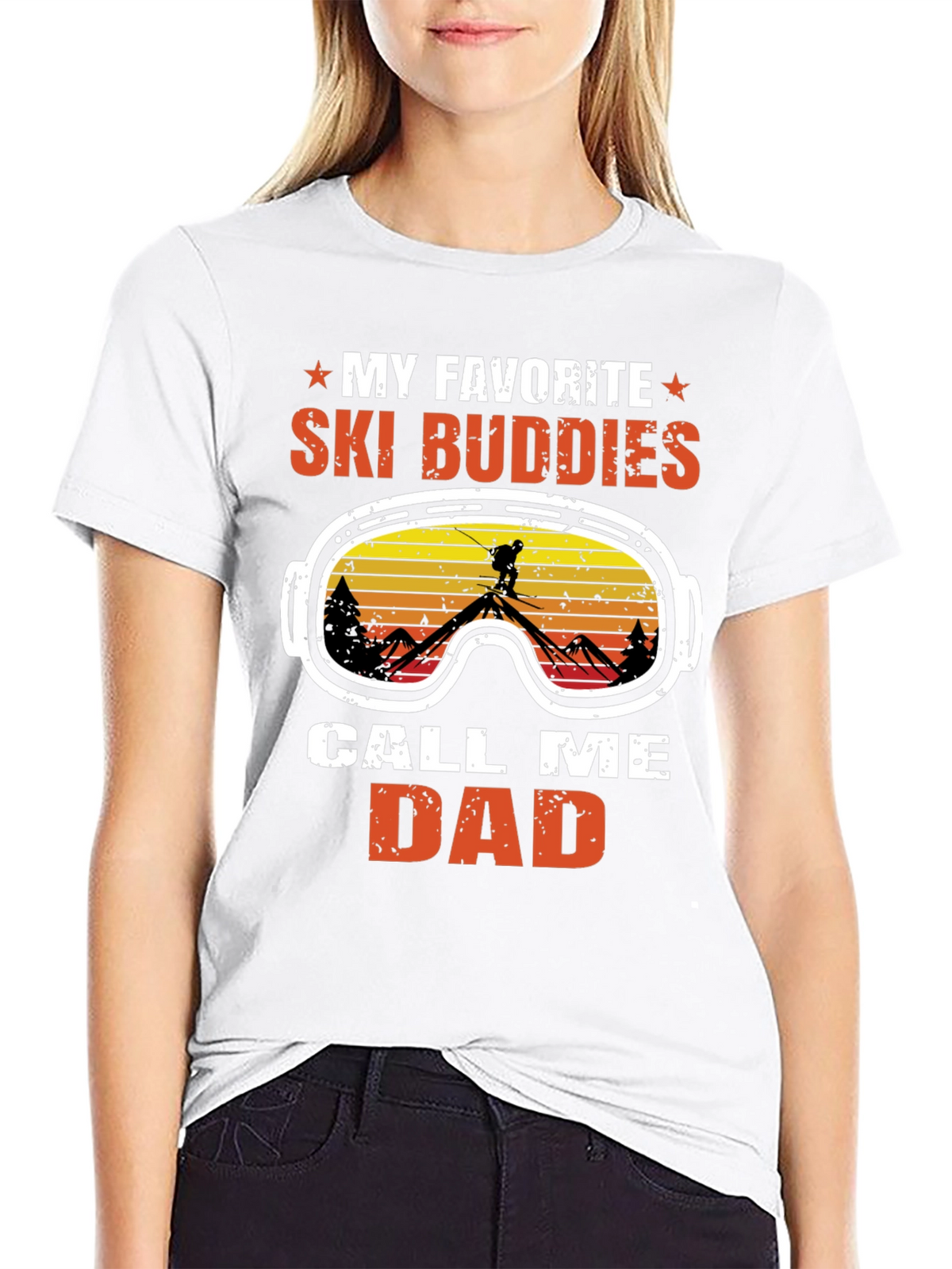 My Favorite Ski Buddies Call Me Dad T-Shirt