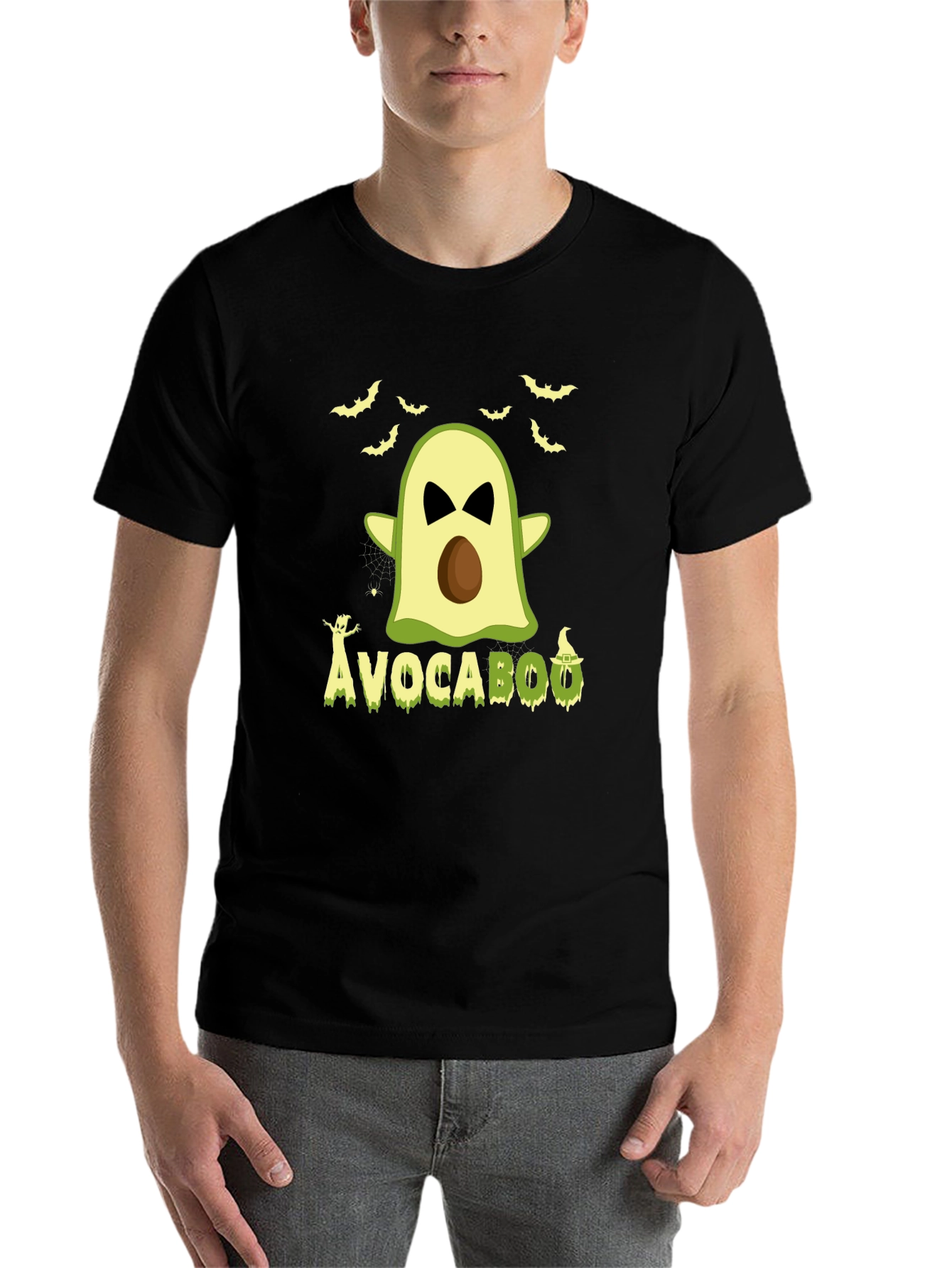 Avocabooo Halloween T-Shirt - Funny Avocado Ghost Tee