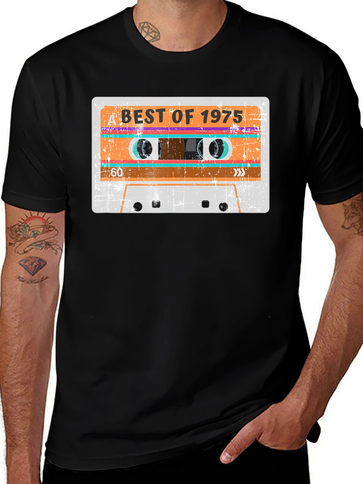 Retro 1975 Cassette Graphic T-Shirt