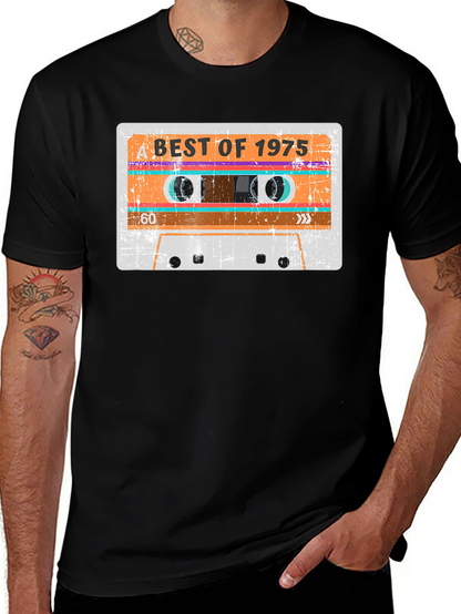 Retro 1975 Cassette Graphic T-Shirt
